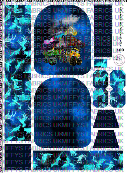 MAV Pack Potter Trucks Blue