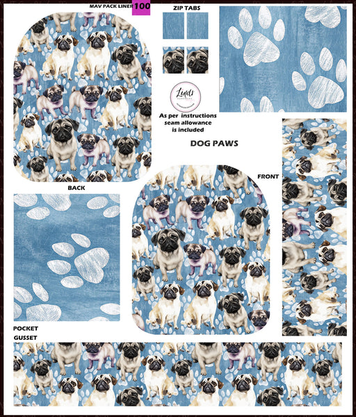 MAV Pack Dog Paws