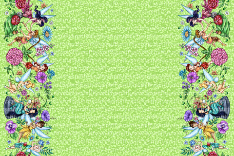 Pre-Order: Fairy Friends Green Double Border