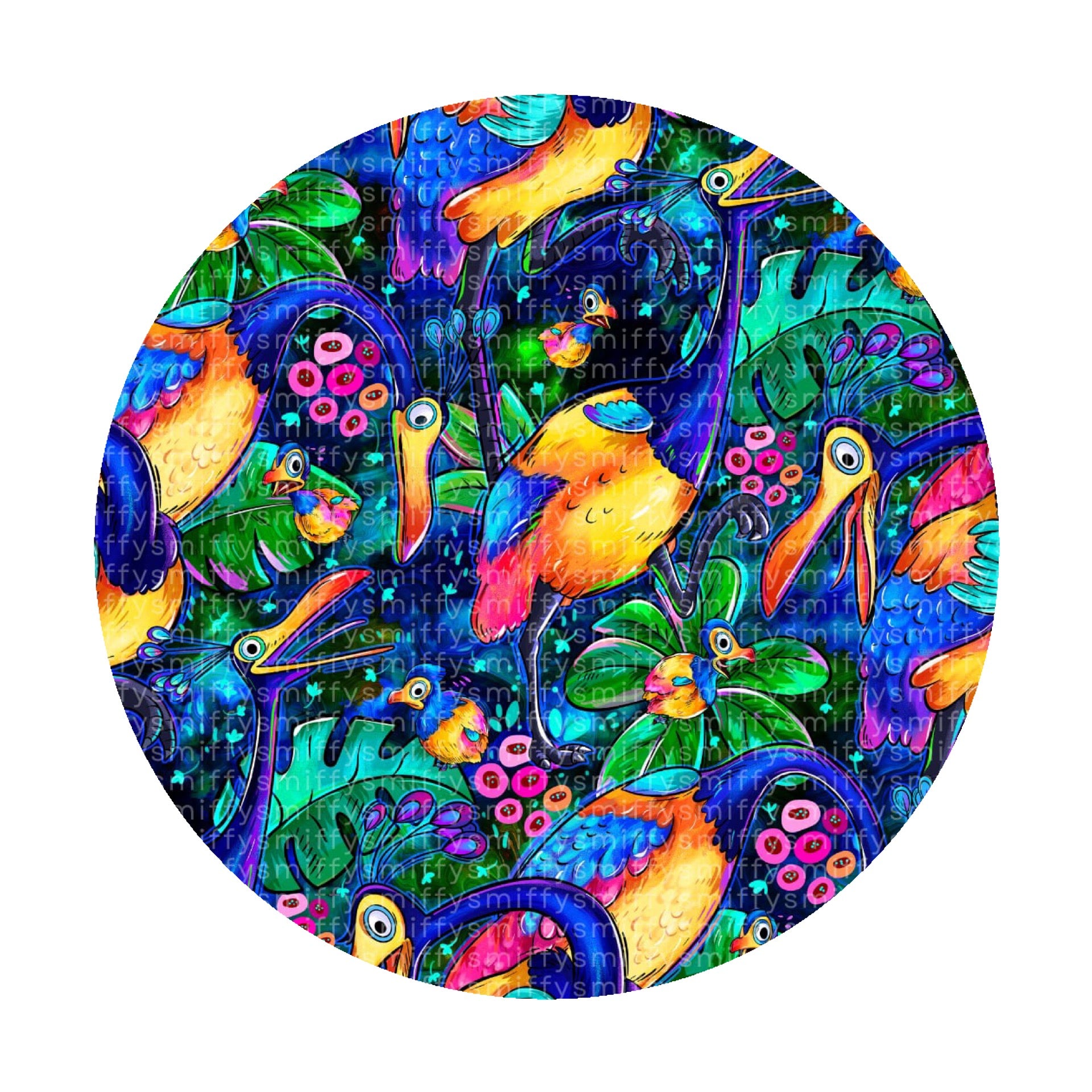 Pre-Order: Colourful Bird Navy