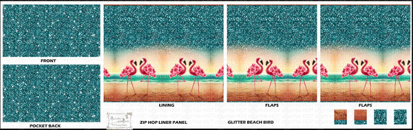 ZipHop Glitter Beach Bird
