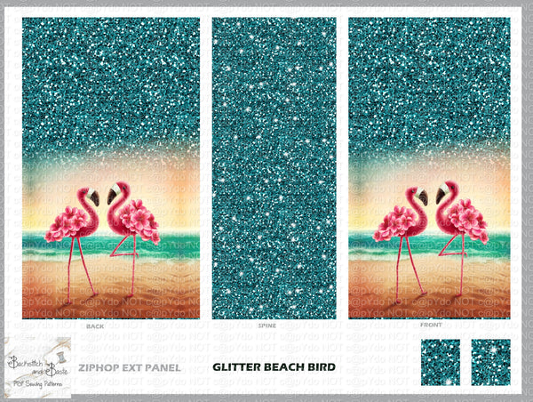 ZipHop Glitter Beach Bird