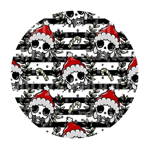 Pre-Order: Santa Skulls Red