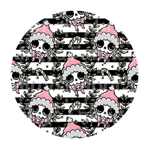 Pre-Order: Santa Skulls Pink