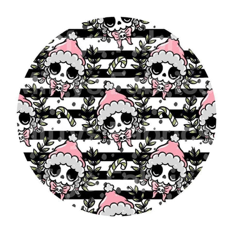 Pre-Order: Santa Skulls Pink