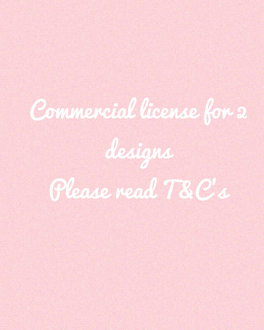Commercial License for 2 Designs