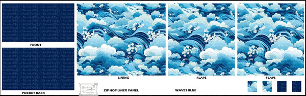 ZipHop Waves Blue
