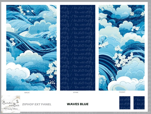 ZipHop Waves Blue