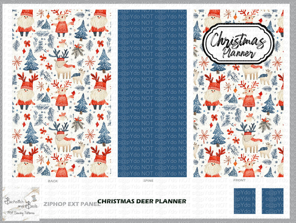 ZipHop Christmas Deer Planner