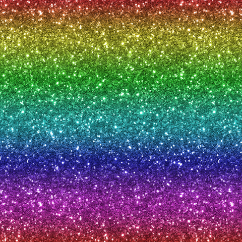 Pre-order : Co-ords Rainbow Stripes Glitter