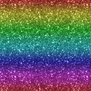 Pre-order: Co-ords Rainbow Stripes Glitter